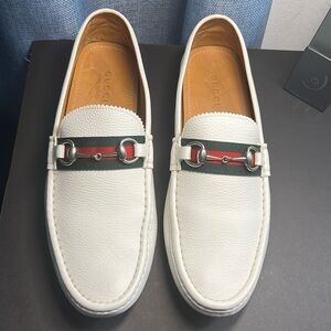 White Gucci Mens drivers size 12